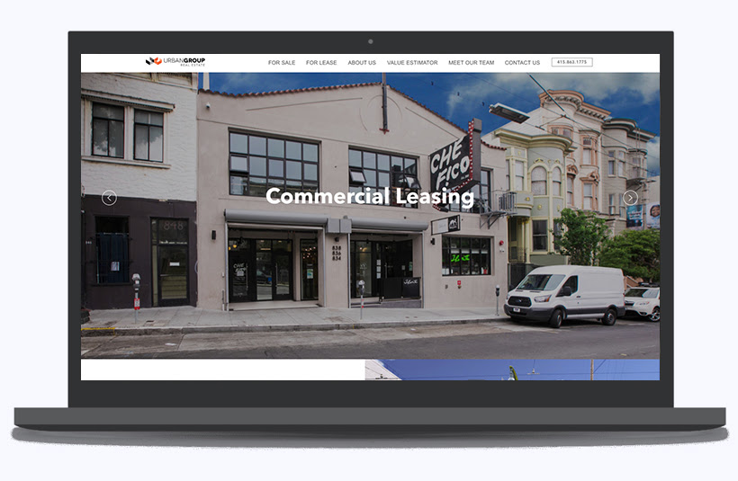 Urban Group SF is a site beautifully designed by Panalo